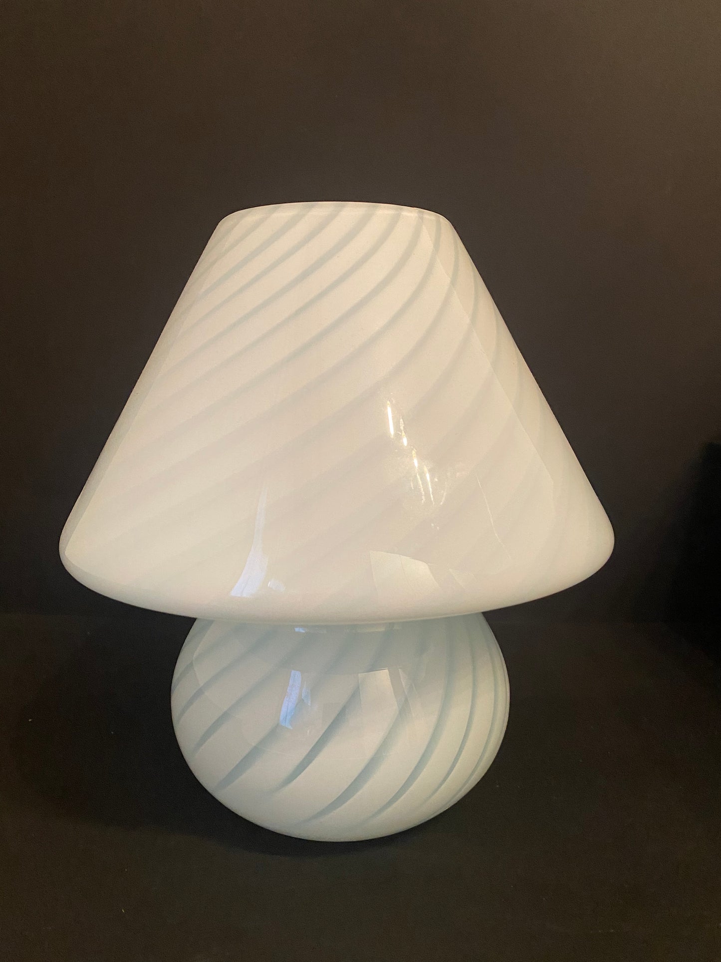 Lampada mushroom azzurro